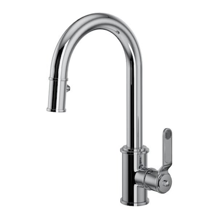Rohl Armstrong Pull-Down Bar/Food Prep Kitchen Faucet U.4543HT-APC-2